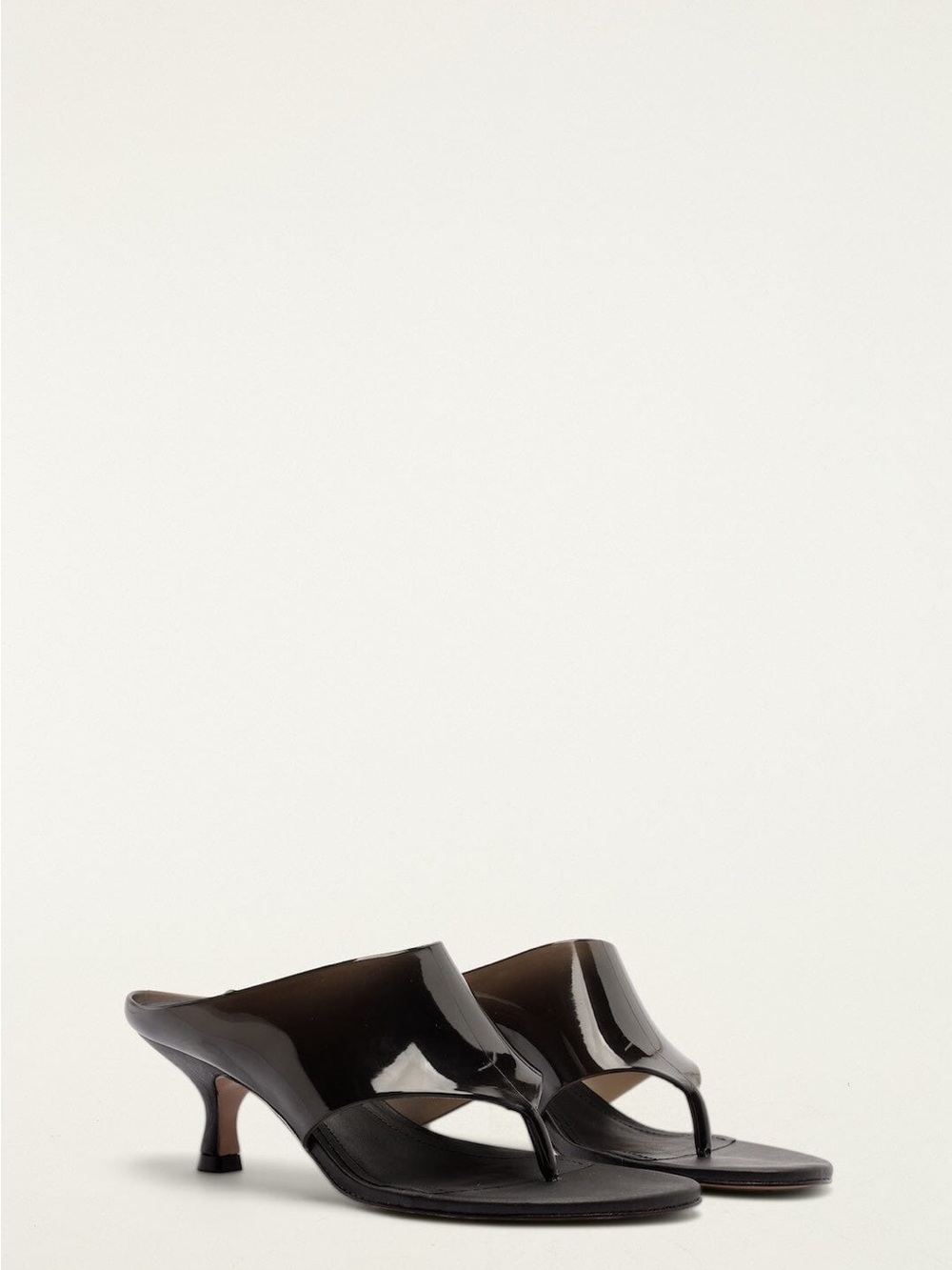 FARM RIO - Black Thong Jelly Kitten Heel - Women’s 7 New